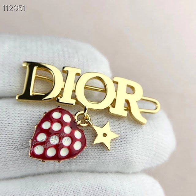 Dior飾品 迪奧經典熱銷款草莓髮夾系列 套裝  zgd1075
